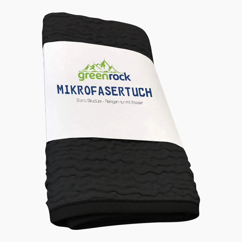 greenrock Mikrofasertuch (schwarz)