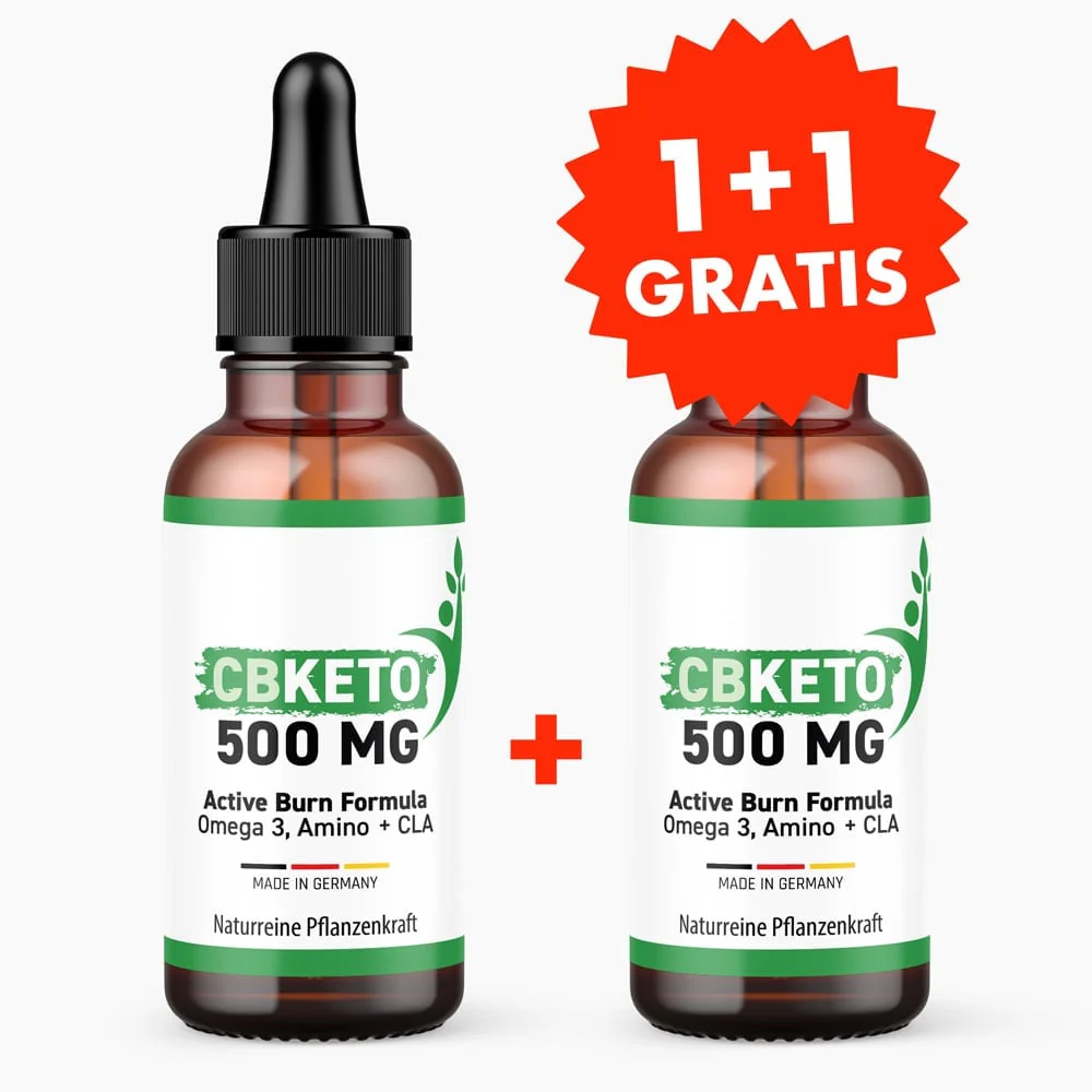 CBKETO 500MG - Active Burn Formula (10 ml) +1 GRATIS