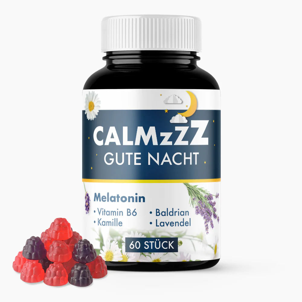 CALMZzz Gute Nacht - Melatonin Gummibärchen (60 Stück)